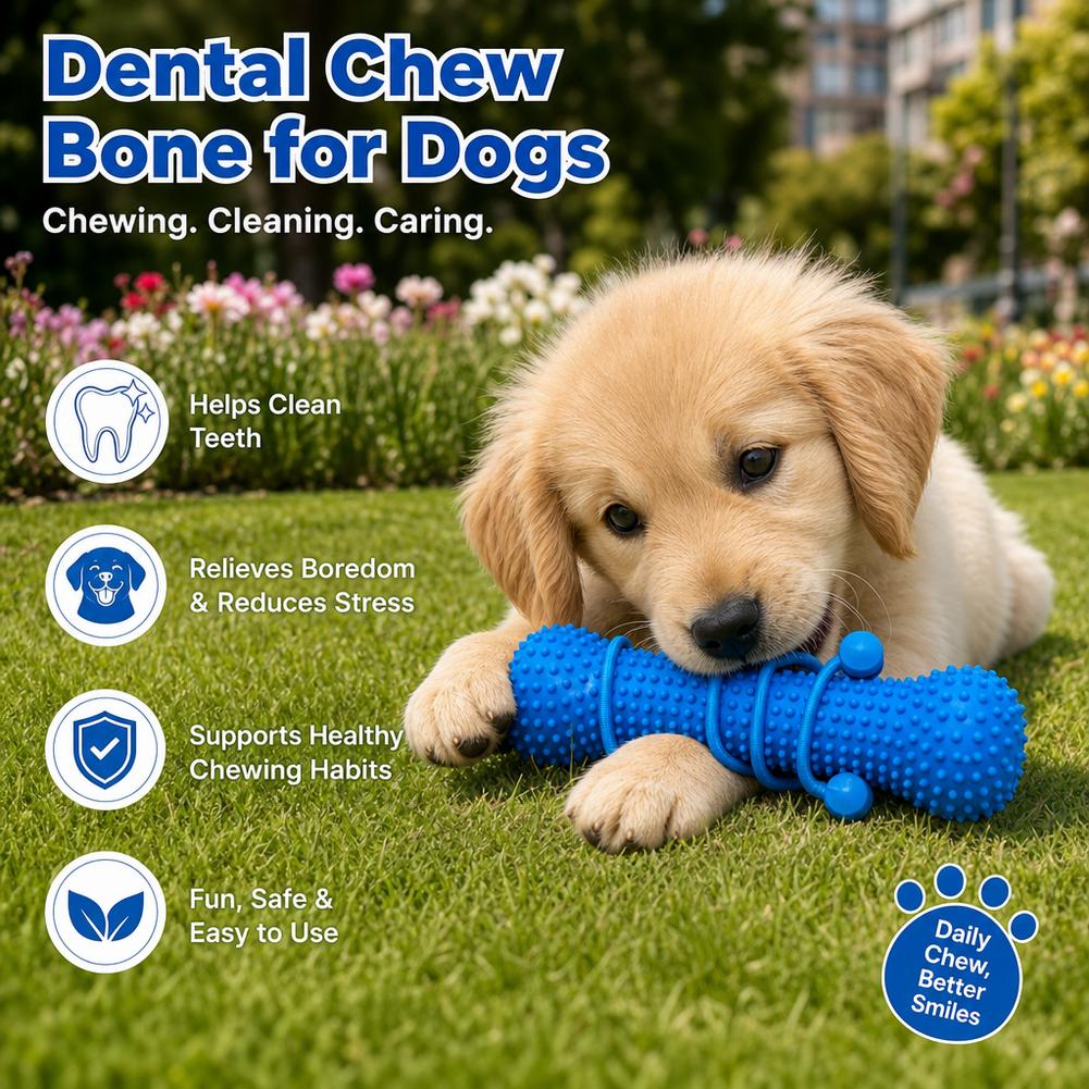 عصا مضغ للكلاب لتنظيف الأسنان  - مراجعة Teeth Cleaning Dog Chew Bone وسعره
